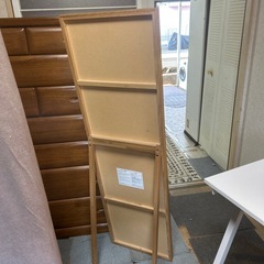 良品計画 MUJI 無印良品 木製鏡 スタンドミラー 姿見 の画像