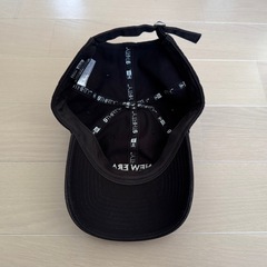 NEWERA　ニューエラ　ロゴ　キャップ　ブラックの画像