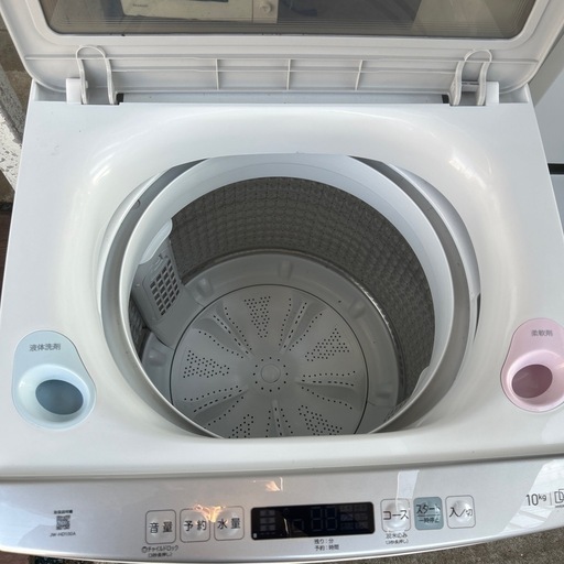 2024年　Haier/ハイアール JW-HD100A(W) インバーター 全自動洗濯機 洗濯10kg 上開き 