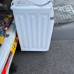 中古 動作品 IRIS OHYAMA アイリスオーヤマ HD71 コンパクト ドラム式洗濯機 2021年製 の画像