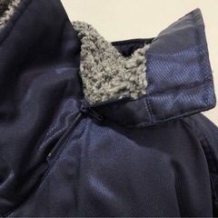 NIKE ナイキ ベンチコート ボア フード 着脱可能 メンズ スポーツ ブランド アウター ジャケット ネイビー size: Ｍの画像