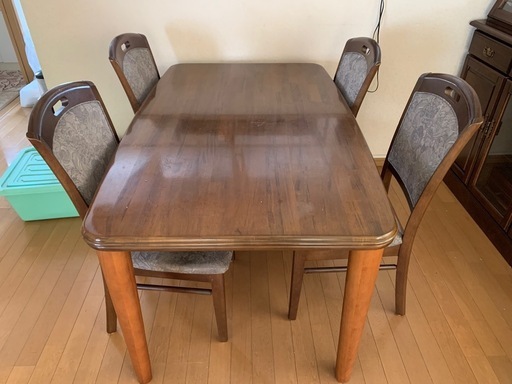 ハイブランド】マルニ木工ダイニングテーブルセット椅子4脚 (えみ