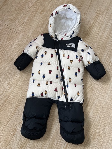 ノースフェイス ダウン カバーオール 3〜6m ベビー 安い