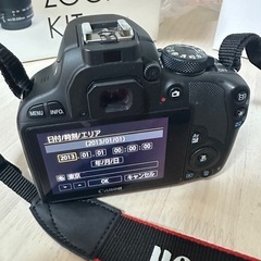 【美品】Canon EOS Kiss X7 ダブルズームキット 一眼レフカメラの画像