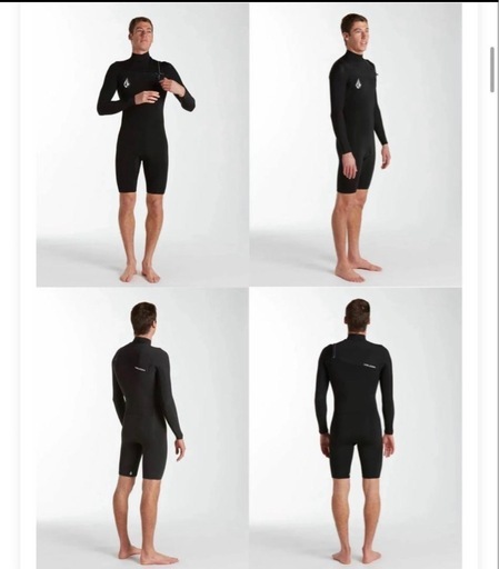 ボルコム volcom ウェットスーツ サーフィン Lサイズ ロングスプリング 2/2mm