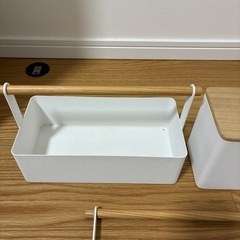 山崎実業　RINシリーズ　雑貨　サニタリーケース、キッチンペーパーホルダー、小物入れ
の画像