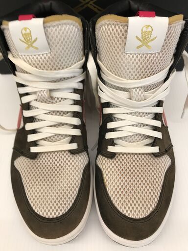 A-1067【リユースのサカイ野々市店】エアージョーダン1 NIKE MARS YARD ブラック系 US10※クリーニング済み