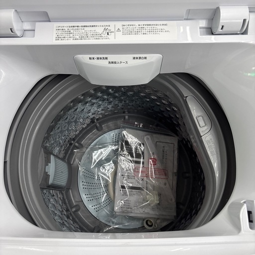 ☆ドリーム荒牧店☆ジモティー割引有☆【クリーニング済み】ニトリ/6kg洗濯機/NT60L1WH/2024年製