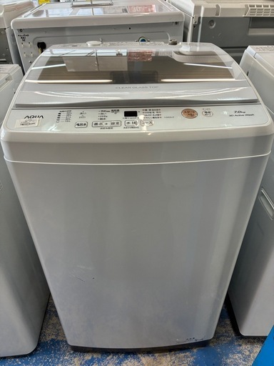 【ジャングル深井店】★洗濯機　アクア　AQW-P7M 2022 家電　堺市　深井　【FU3217】