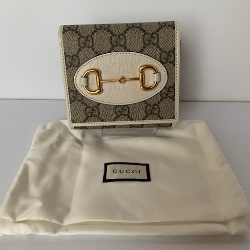 GUCCI グッチ 621891 ホースビット 1955 二つ折り財布PVC