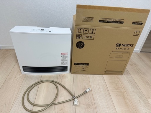 本日限り値下げ中⭐︎新品未開封⭐︎ガスファンヒーター NORITZ ガスファンヒーター（プロパン用） (yum) 上諏訪の季節、空調