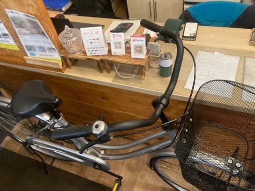 【前後タイヤ・チューブ新品！】シングルギア 26インチ自転車　シルバー