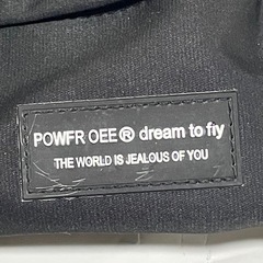 新品未使用★POWER OFF® dream to fly ボディバッグ 黒 ウエストポーチ ショルダーバッグ 男女兼用の画像