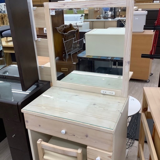 1面ドレッサー(ナチュラル) のご紹介！（トレファク寝屋川