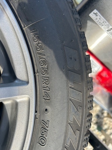 BRIDGESTONE ブリザック　スタッドレス　軽自動車　14インチ