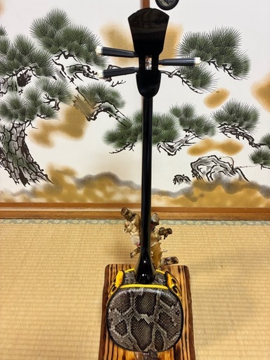1月8日終了！沖縄三線！新品！貴重！知念大工型！本張り【一枚張り】①