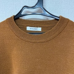 W CLOSET ブラウン 長袖ニットの画像
