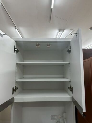★リユースのサカイ高崎店★TJ13887 (株)ニトリ 食器棚 白 H201.5×D50.5×W60.5 クリーニング済み