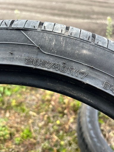 205/40R17 4本セットばり山　2022ねんせ年製造