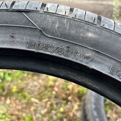 205/40R17 4本セットばり山　2022ねんせ年製造の画像