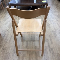 【ドリーム川西店御来店限定】☆ジモティー見たよ♪割引☆折りたたみダイニングチェア　クリーニング済み 【99560000046813】の画像