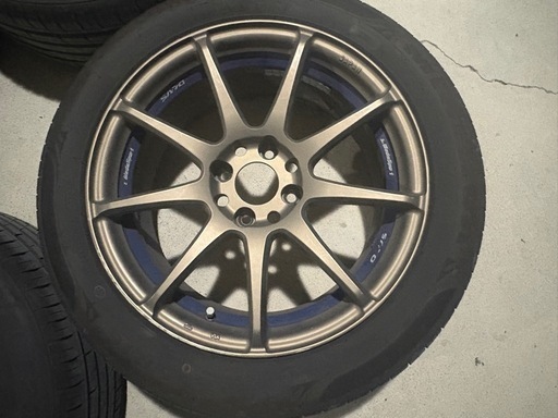 国産メーカー　希少なweds sports SA70 16インチ　タイヤホイール4本セット　タイヤバリ溝　