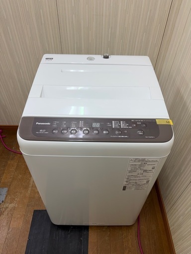 #65激安6.0kg洗い!! Panasonic 2020年 NA-F60PB13 全自動電気洗濯機