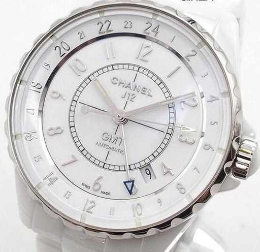 シャネル J12 GMT 38mm H3103 ホワイト セラミック自動巻