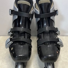 インラインスケート ブラック ローラースケート ローラーブレードの画像