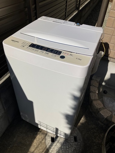 ハイセンス　洗濯機　2021年製　川西市より　近場は配達可　