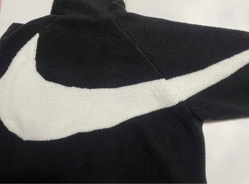 Nike フリースジャケット ブラック/ホワイト　XL