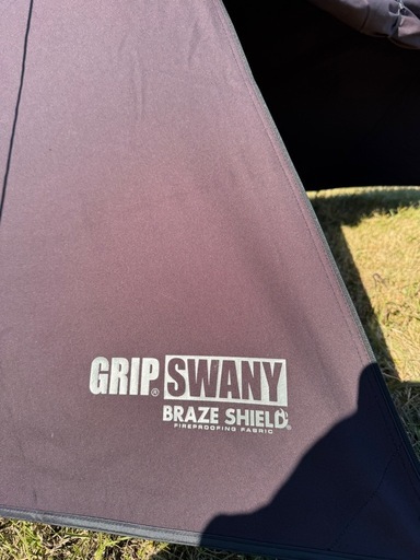 他のサイトで売却済み）GRIPSWANY グリップスワニー　 FIRE PROOF GS TENT　JET BLACK コットン　パッ