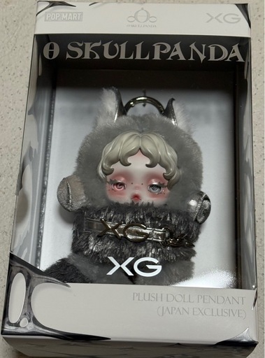 【売却済】SKULLPANDA XG コラボ ぬいぐるみペンダント 日本限定①