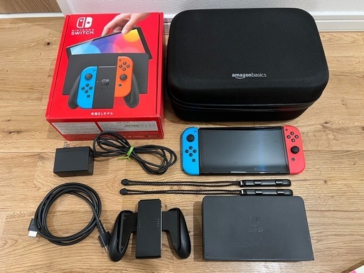 中古NINTENDO Switch(有機ELモデル)HEG-001一式➕おまけ付