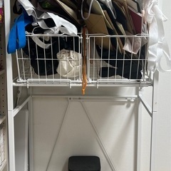 ランドリーラック　白　　の画像