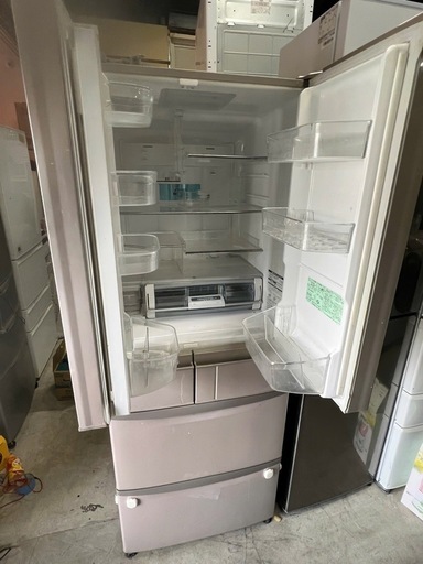 NO B737?福岡市内配送設置無料✨?日立 HITACHI 冷蔵庫（475L・フレンチドア） 6ドア ソフトブラウン R-SF480