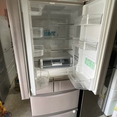 NO B737🌈福岡市内配送設置無料✨🌈日立 HITACHI 冷蔵庫（475L・フレンチドア） 6ドア ソフトブラウン R-SF480CM Tの画像