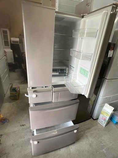 NO B737?福岡市内配送設置無料✨?日立 HITACHI 冷蔵庫（475L・フレンチドア） 6ドア ソフトブラウン R-SF480