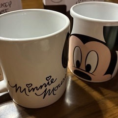 未使用品　ミッキー&ミニー　マグカップの画像