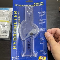 海水の素と塩分比重計の画像