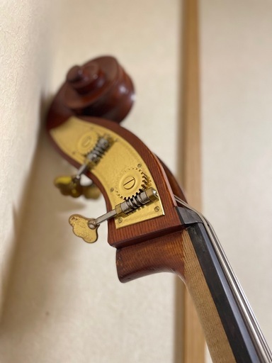 直接引き渡し】Gliga グリガ コントラバス 3/4 フルセット 杉藤弓付き