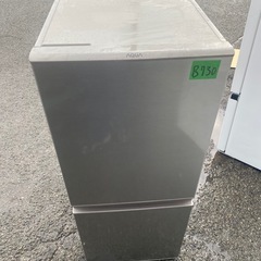 NO B730🌈福岡市内配送設置無料✨🌈AQR-13J-S 冷蔵庫 ブラッシュシルバー [126L /2ドア /右開きタイプ] 2020年の画像