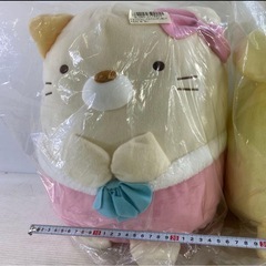 ポムポムプリン雪まつりBIGぬいぐるみ すみっコぐらし パステルリボン ねこの画像