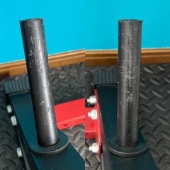 バーベルスタンド ベンチプレスラック スクワットラック セーフティーバー搭載　筋トレの画像