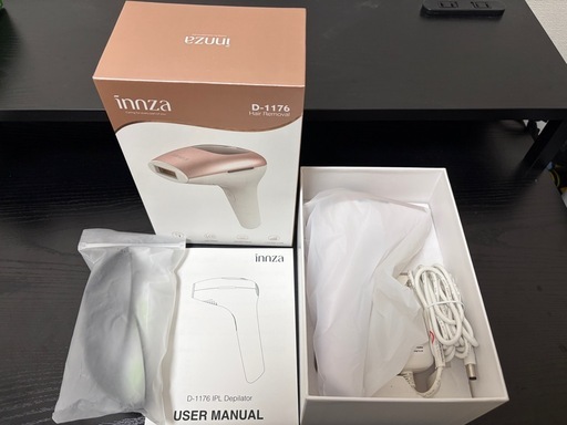 家庭用脱毛器INNZA D-1176 (あお) 高田本山の美容家電《脱毛、除毛》の