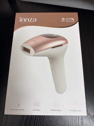【お値下げ中❗️】家庭脱毛器サロン専売品！ 家庭用脱毛器INNZA D-1176 (あお) 高田本山の美容家電《脱毛、除毛》の