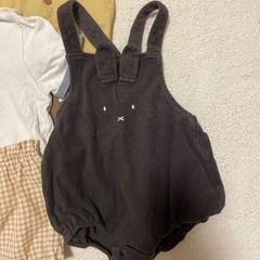 赤ちゃんロンパース　ブルマセット🥰70.80の画像