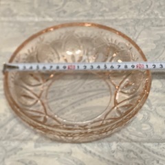 昭和レトロ　蓋付きガラスキャニスターの画像