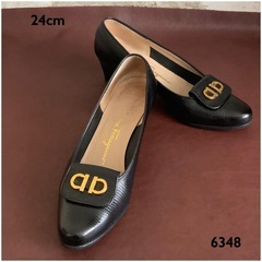 サルバトーレフェラガモ【24㎝位】パンプス☆クリーニングお手入れ...