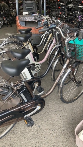 ❗️バッテリー新品キャンペーン❗️試乗?新車みたいな⭐️中古電動ママチャリ　ヤマハPASナチュラ　パナソニックビビ　ブリヂストンアシス